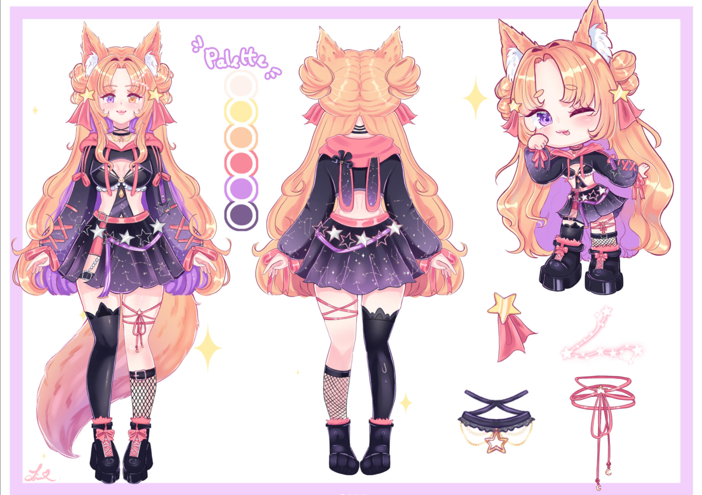 Galaxy-Moon Kitsune ✨ Galaxy-Moon Kitsune ✨